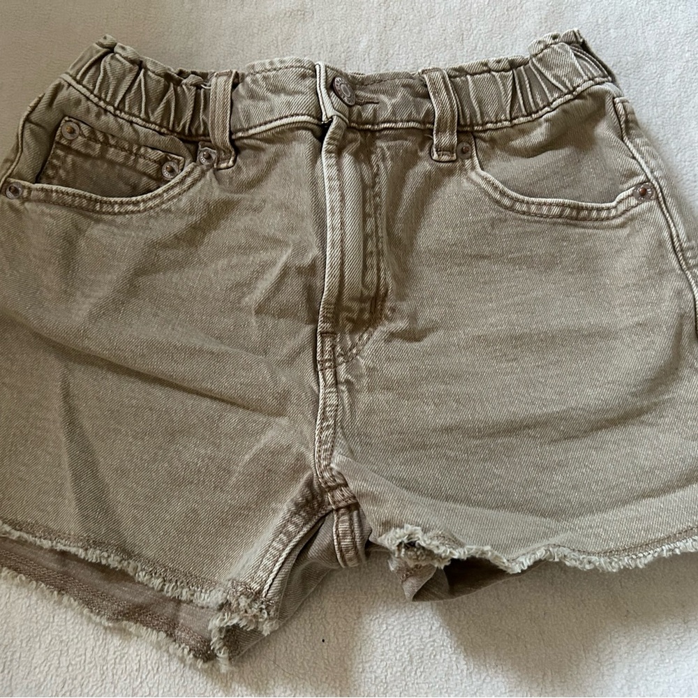 GAP Kids High Waist Tan Shorts size 12